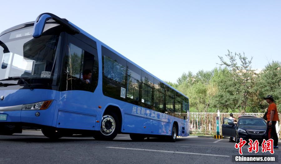 首届环青海湖（国际）电动汽车挑战赛车辆调试完成