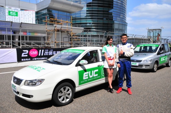 苏荣骆惠宁启动首届环湖电动汽车挑战赛