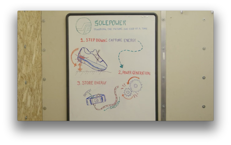 自己的电池自己充 发电鞋垫走路就能充电