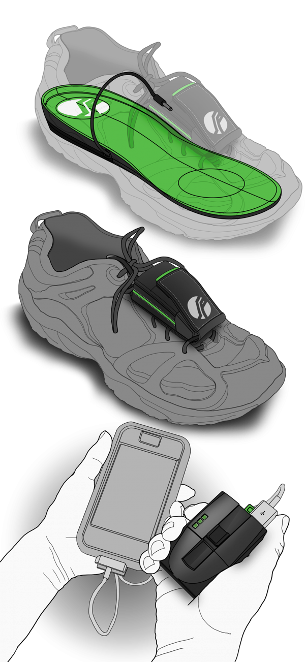 自己的电池自己充 发电鞋垫走路就能充电