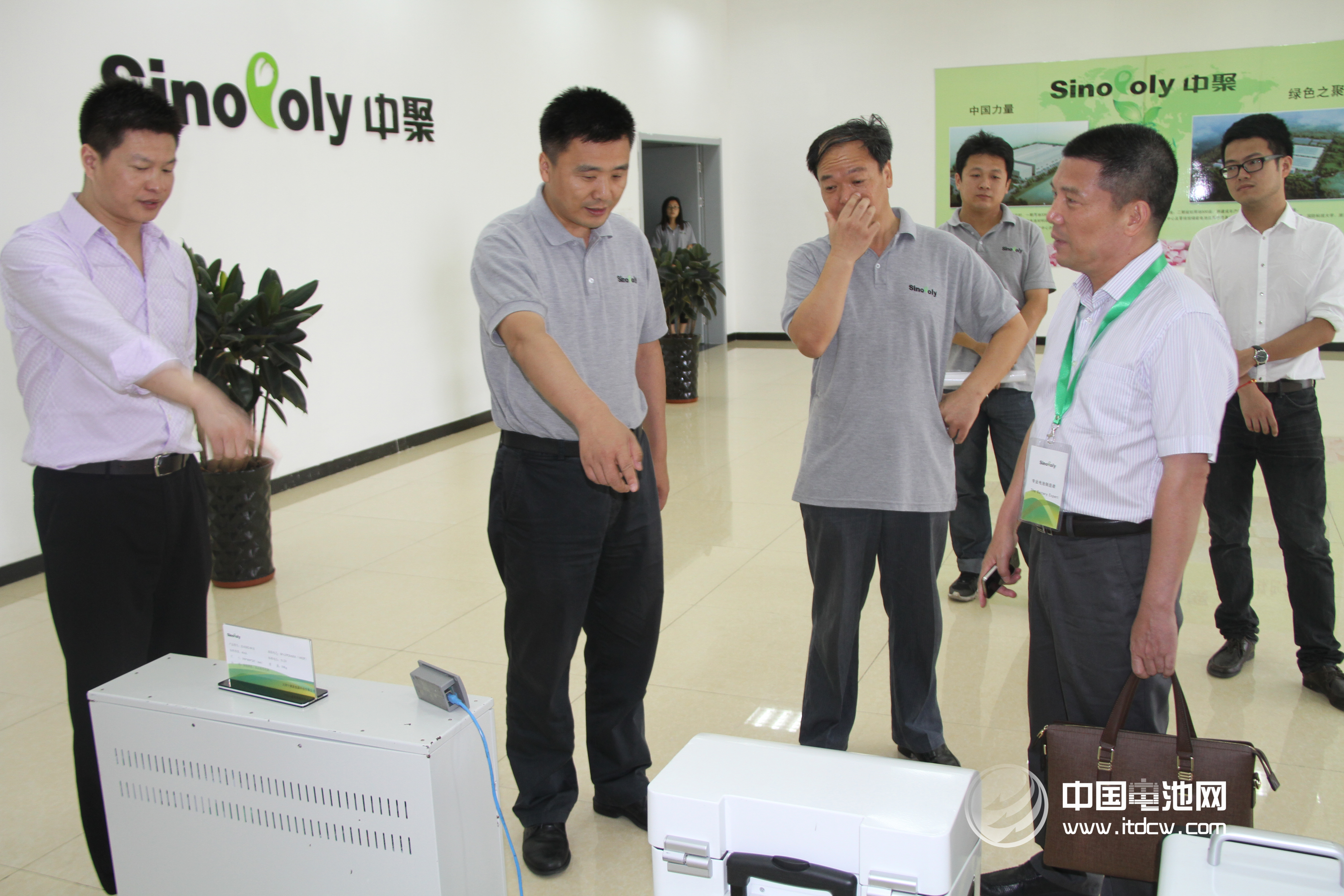 康迪新能源总经理应进峰一行考察天津中聚