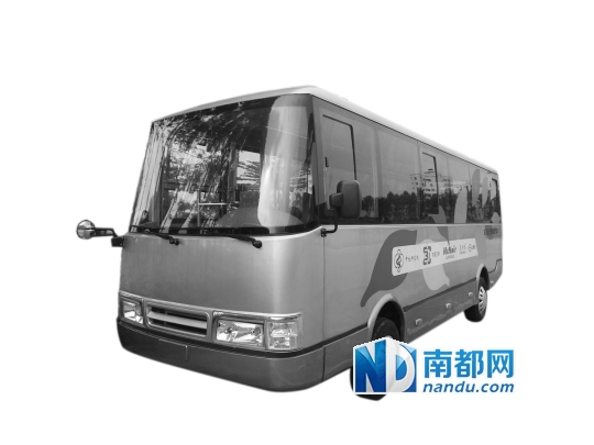 东莞首批纯电动中巴 材料大部分来自东莞企业