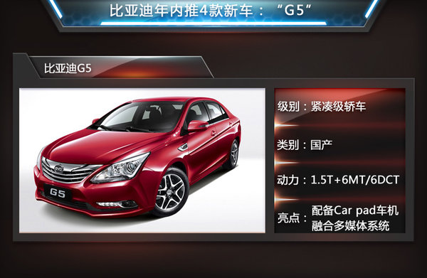 比亚迪年内推4款新车 两款新能源车领衔