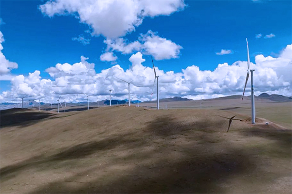 我国海拔最高风电场措美哲古风电场二期项目全容量并网发电